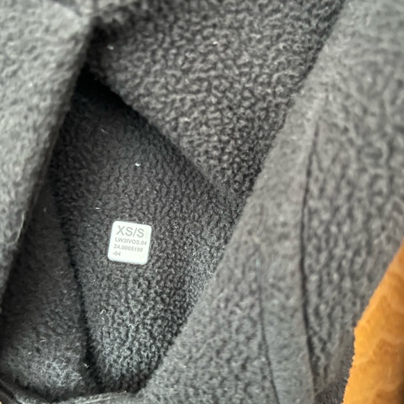 LULULEMON Black Half-Zip fleece pull over S/XS - Picture 4 of 8